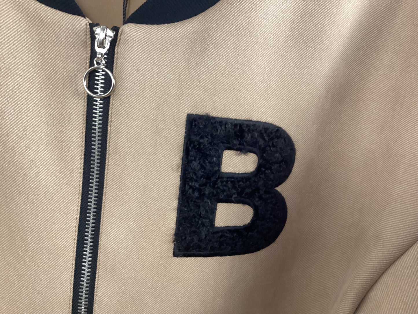 Mega Bomberjacke normale Passform B beige Frühling