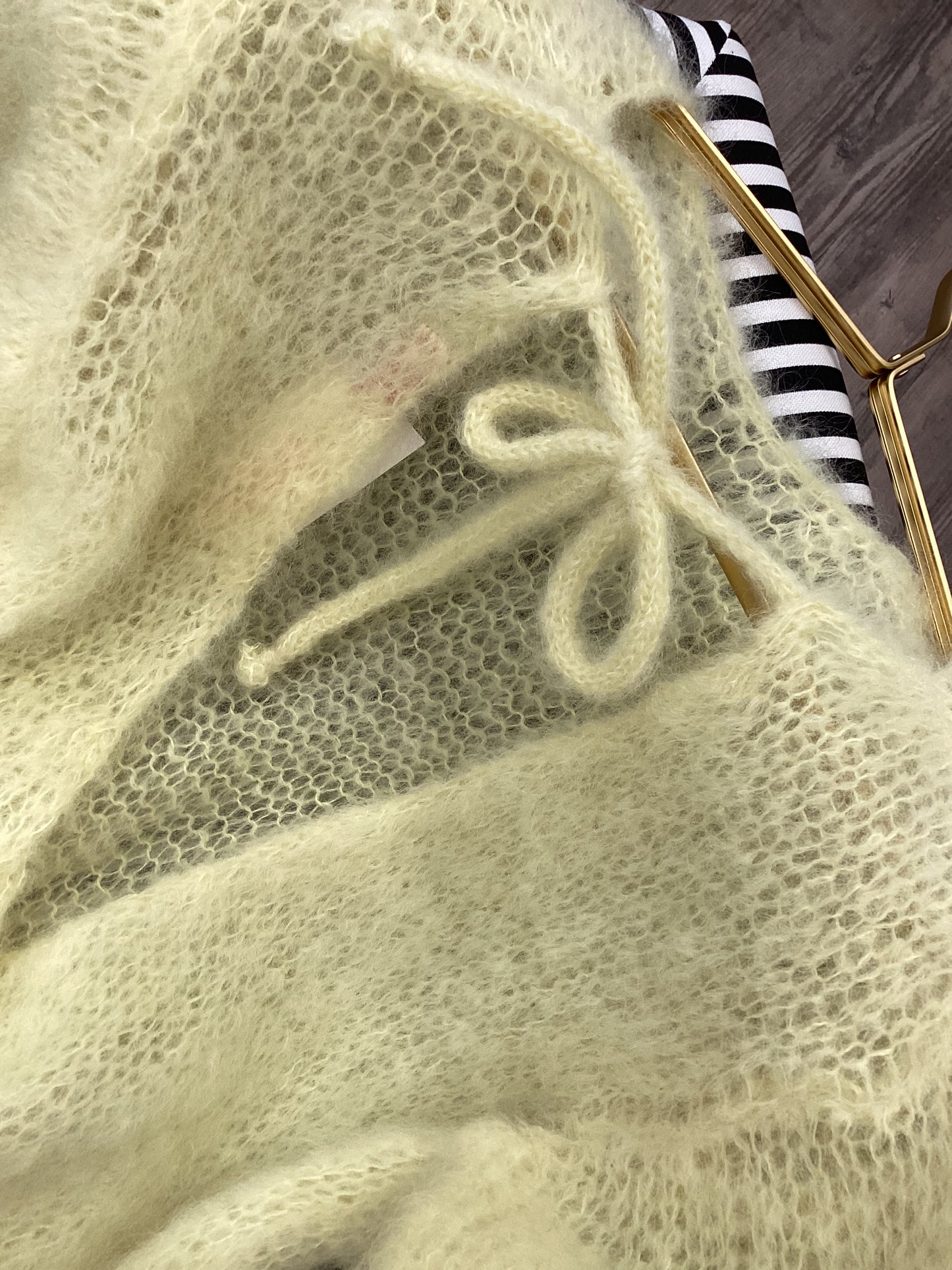 Damen Pullover ☀️🎀 Kurzarm Mohair Gr. XS/M