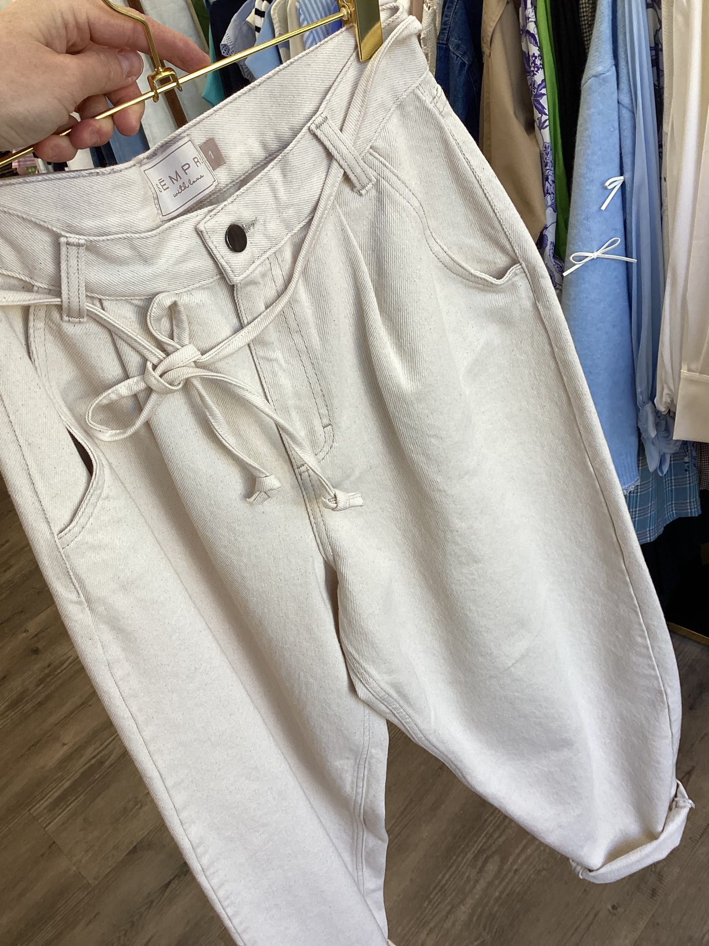 Vanille trifft Zimt Sempre with love Gr. S/M Mega Jeans