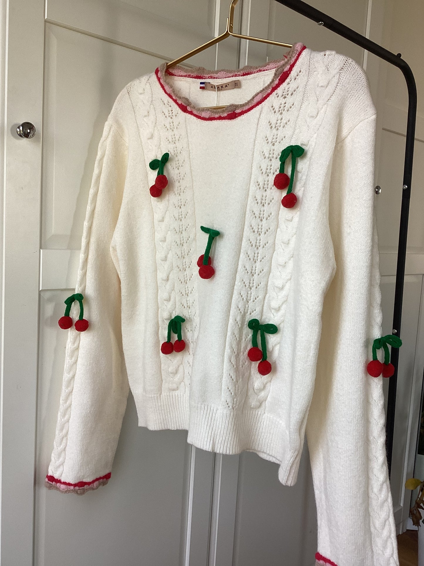 Kirschen 🍒 Love it Frühling Pullover süß one Size