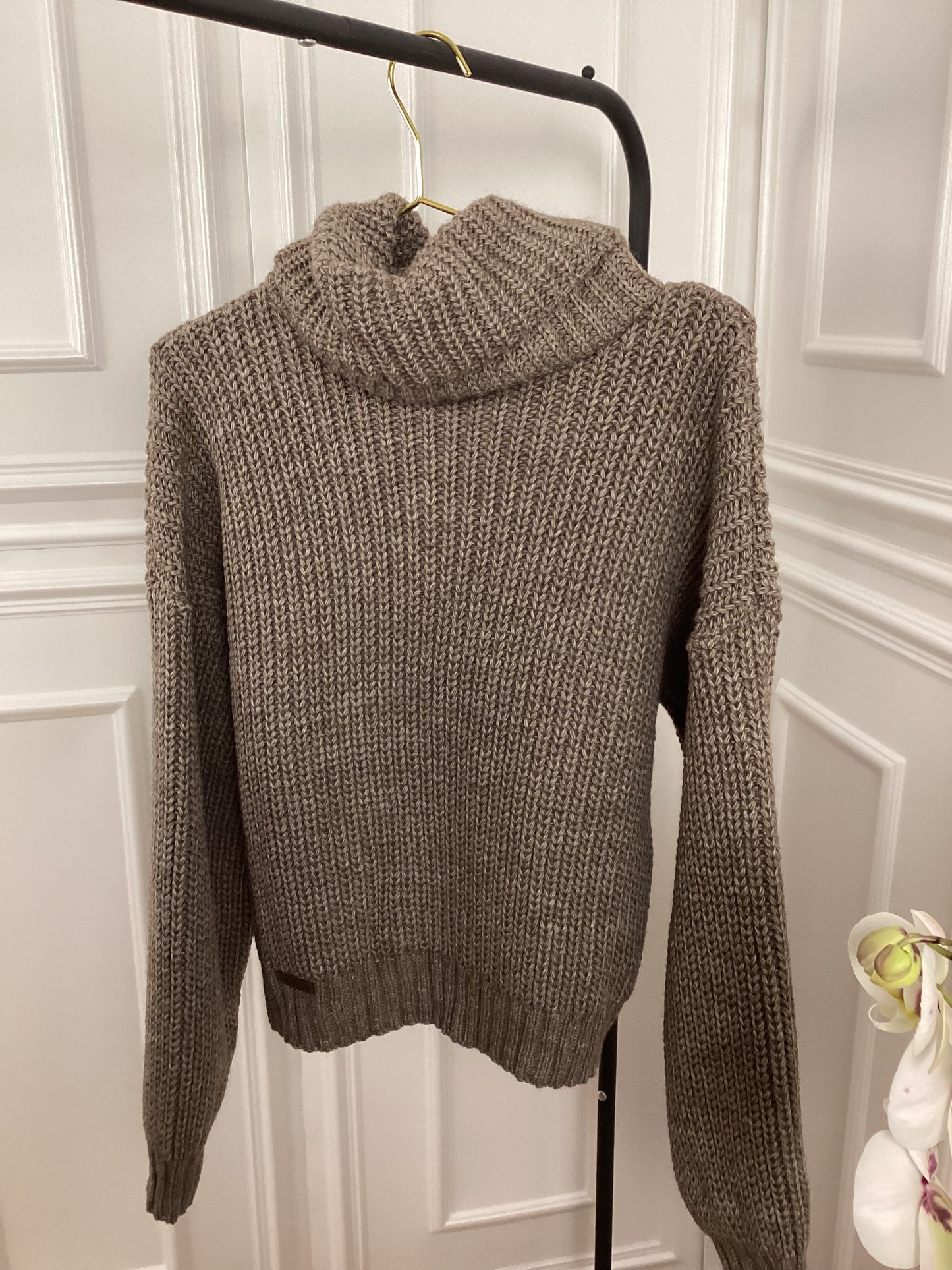 Damen Rollkragen Top warm toll gestrickt super warm