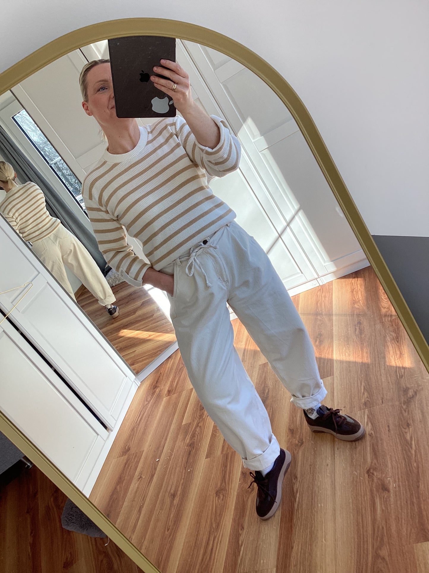 Vanille trifft Zimt Sempre with love Gr. S/M Mega Jeans
