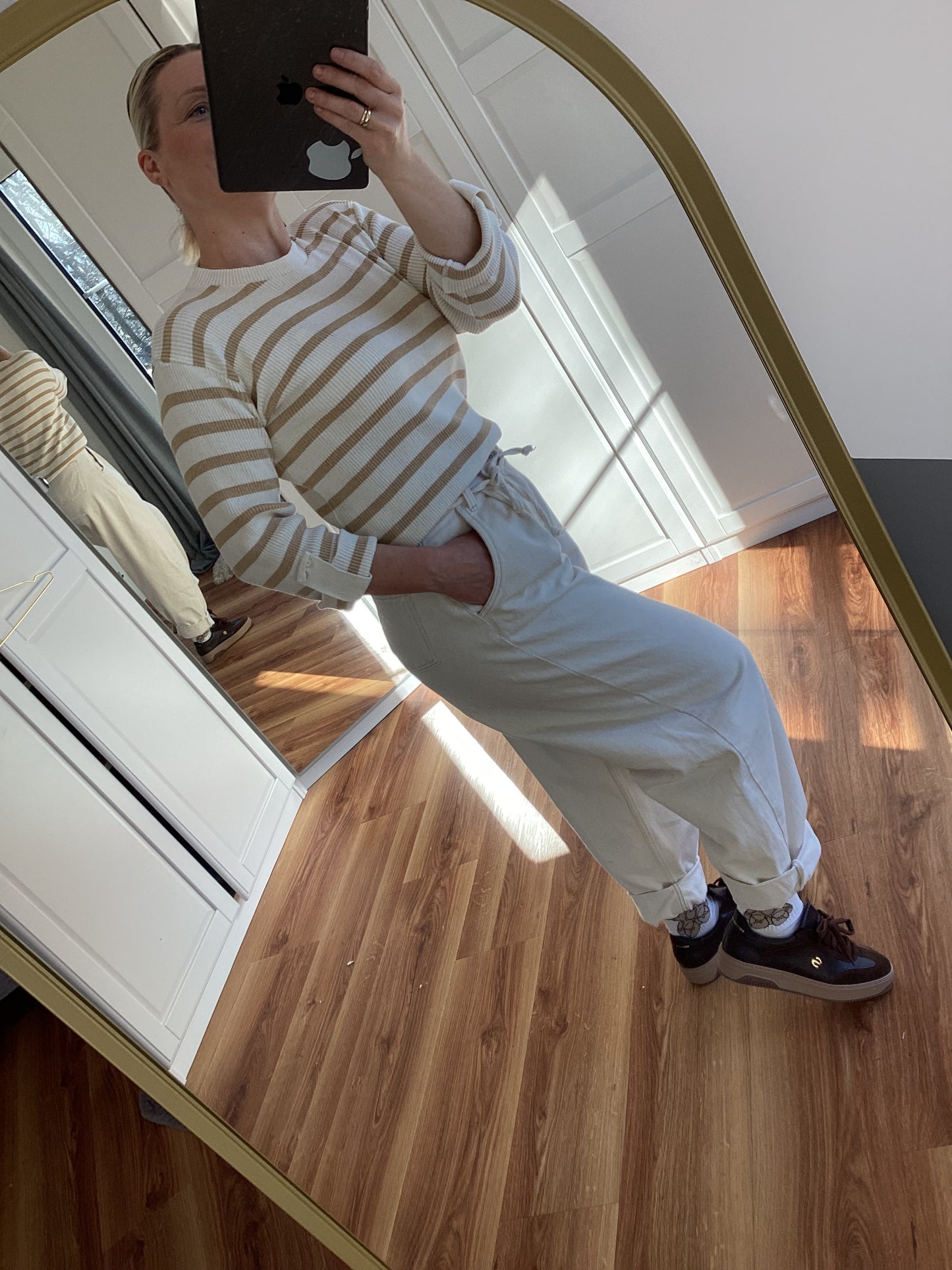 Vanille trifft Zimt Sempre with love Gr. S/M Mega Jeans