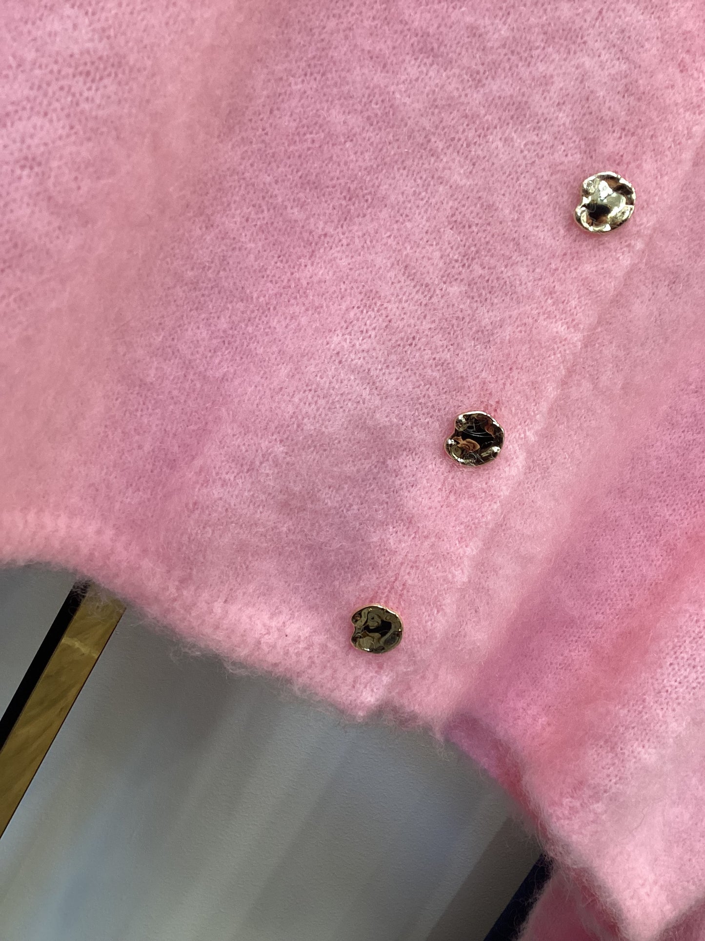 Damen Strickjacke 🌸 Rose kid mohair One Size