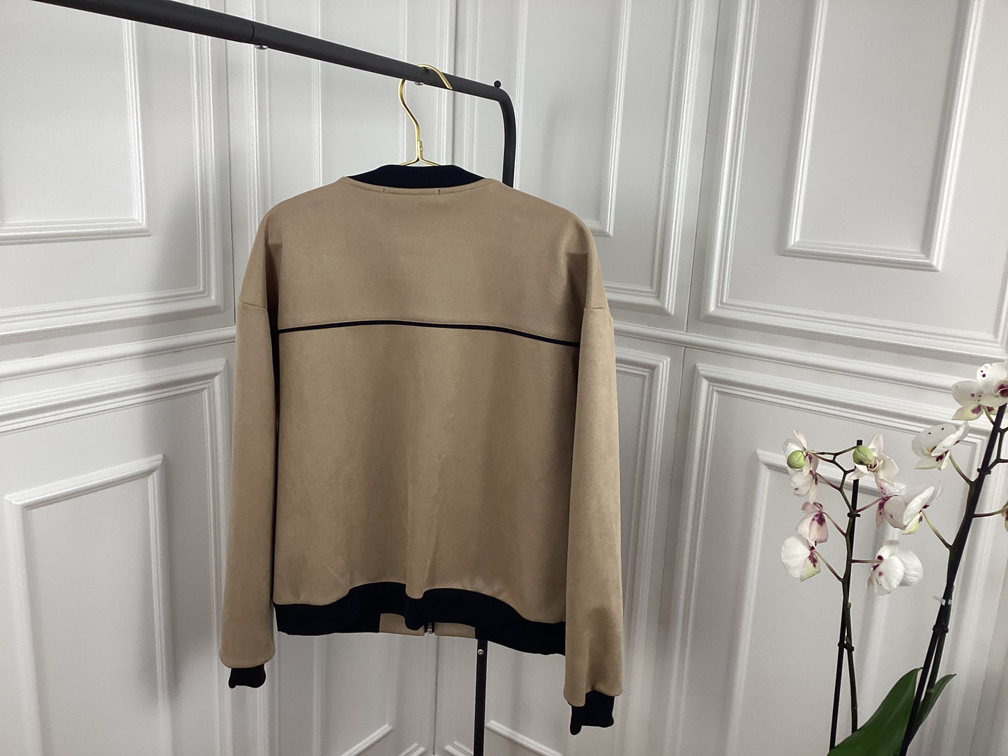 Mega Bomberjacke normale Passform B beige Frühling
