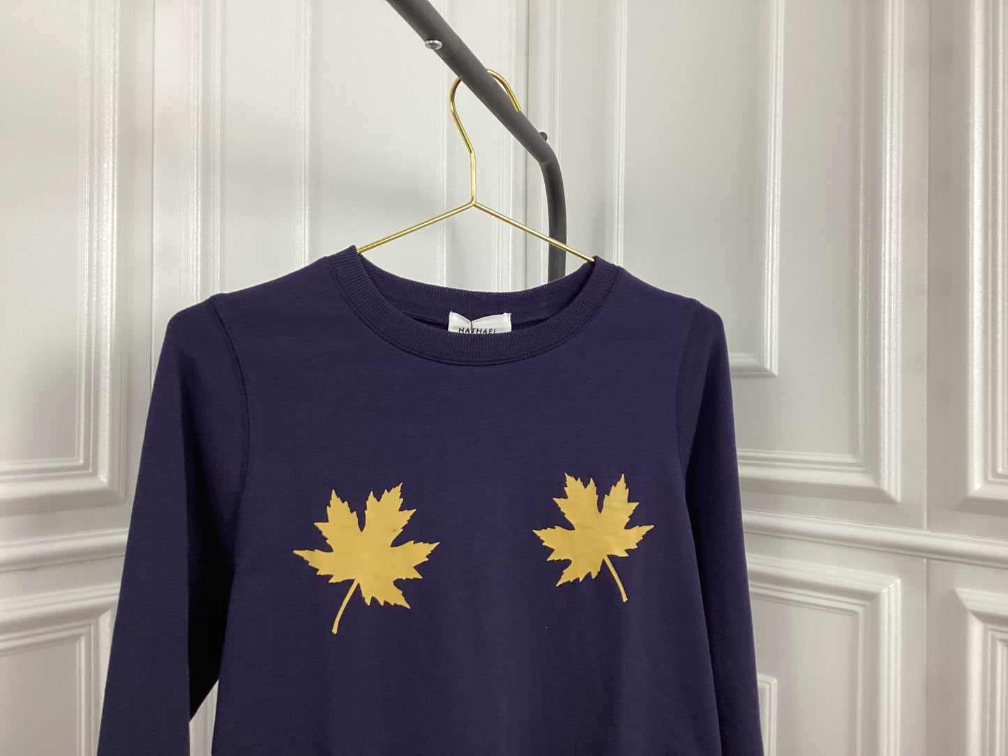 Damen Sweatshirt Sweatpullover Shirt blau Sale