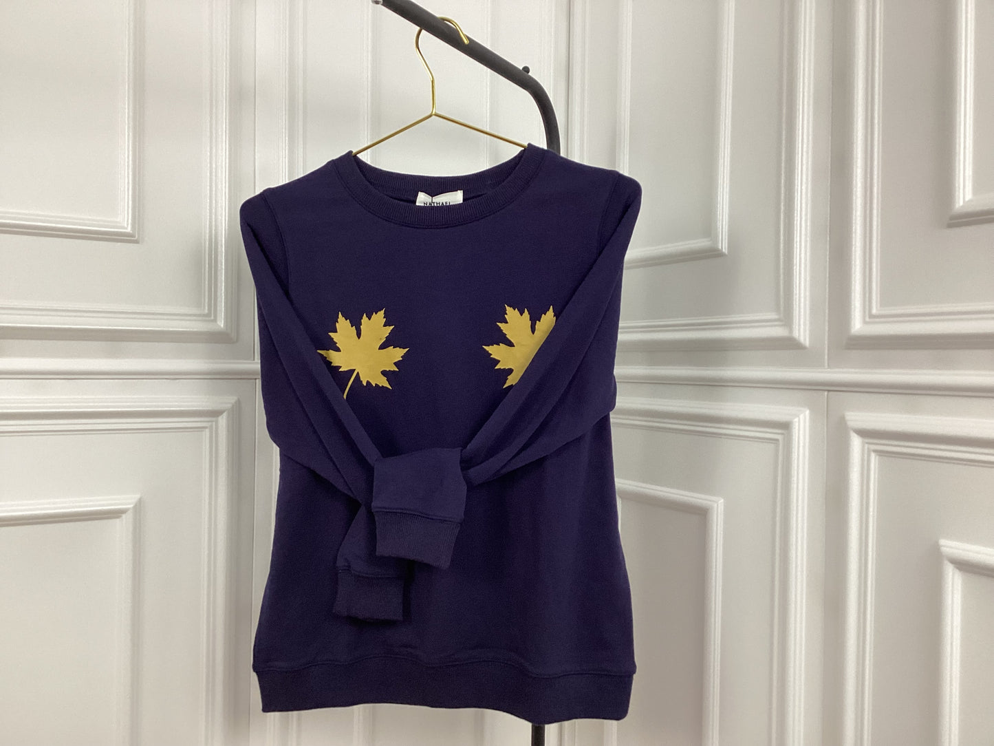 Damen Sweatshirt Sweatpullover Shirt blau Sale