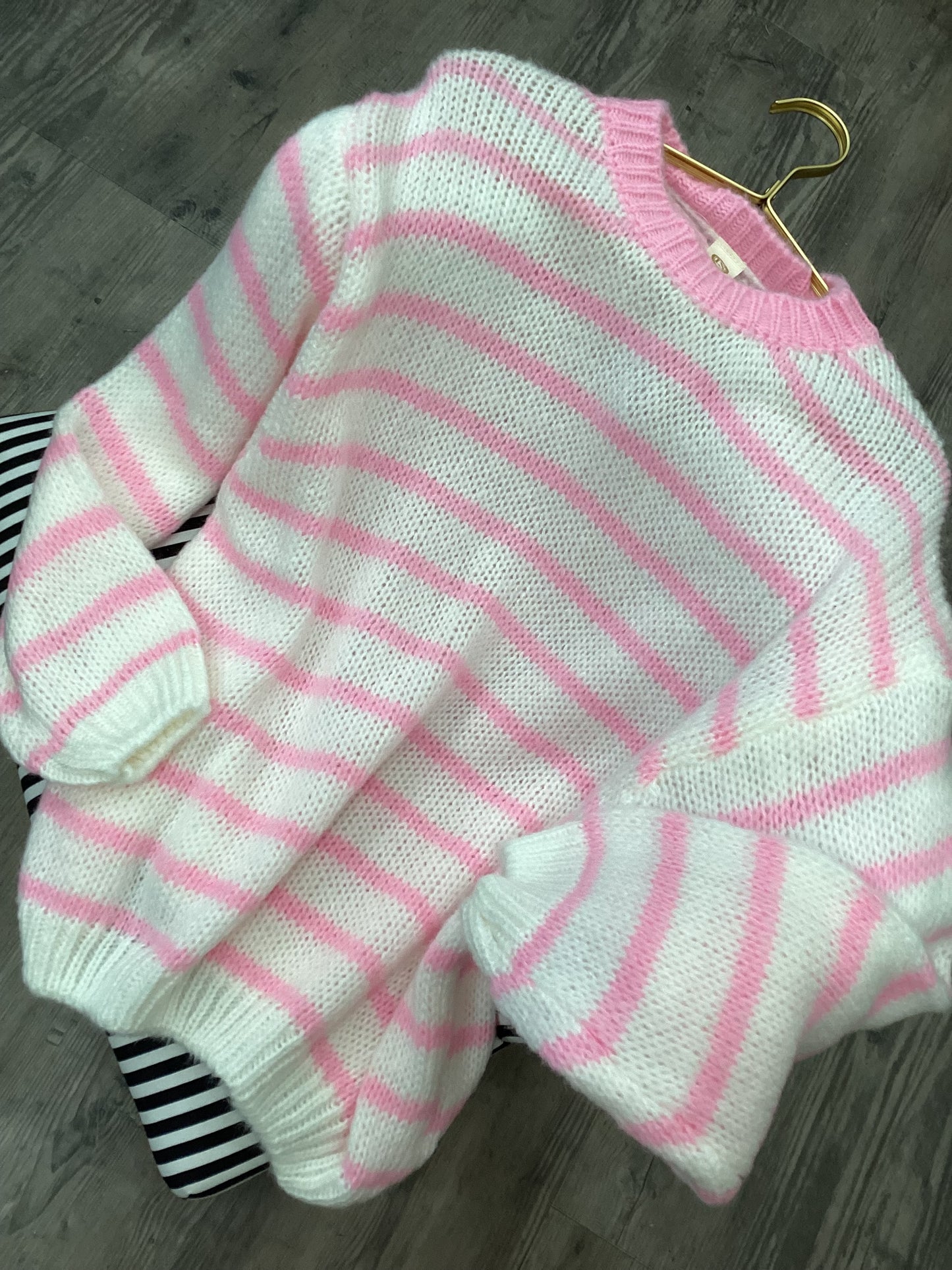 Damen Pullover 🎀🍋 gestreift One Size