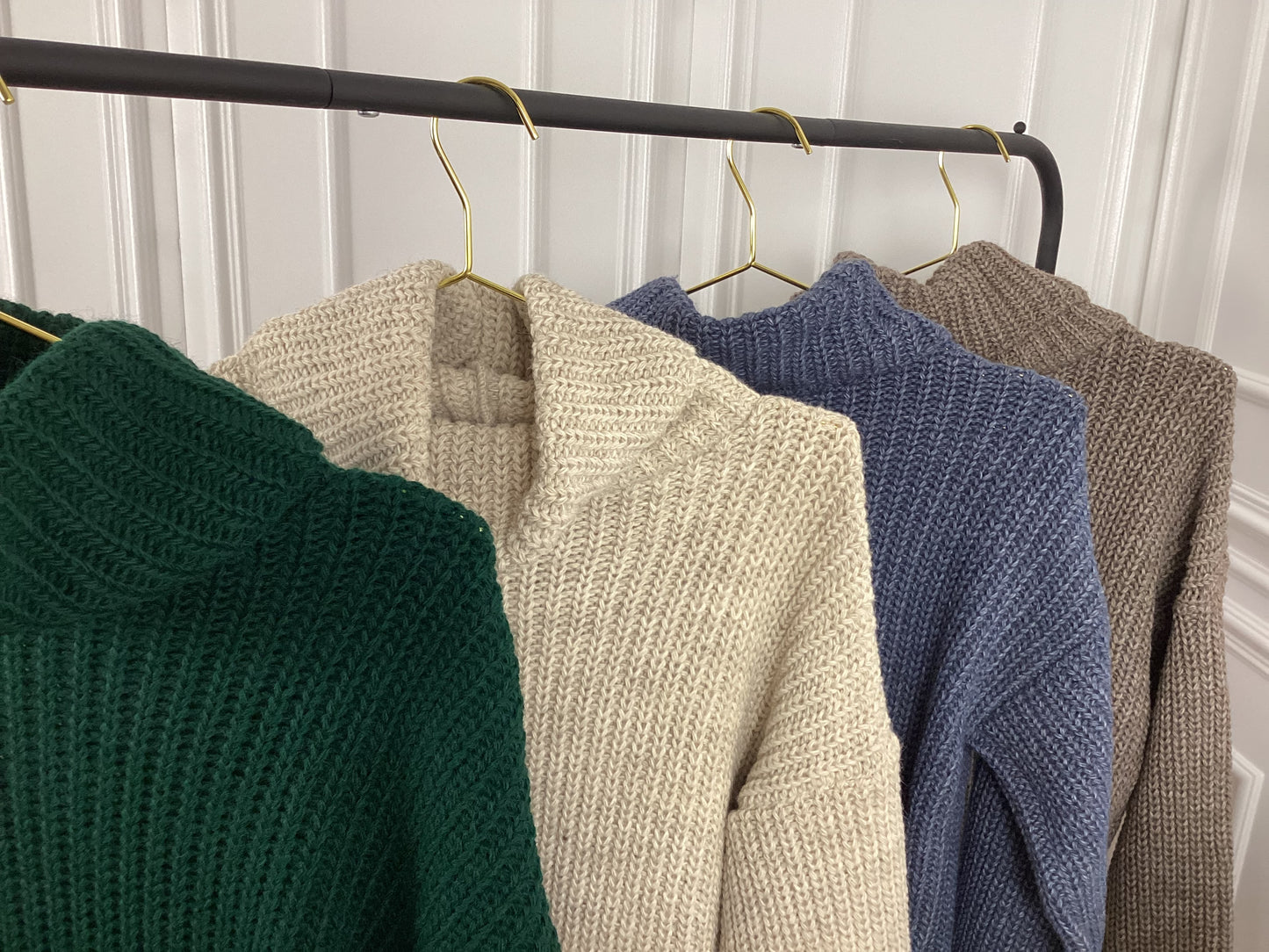 Damen Rollkragen Top warm toll gestrickt super warm