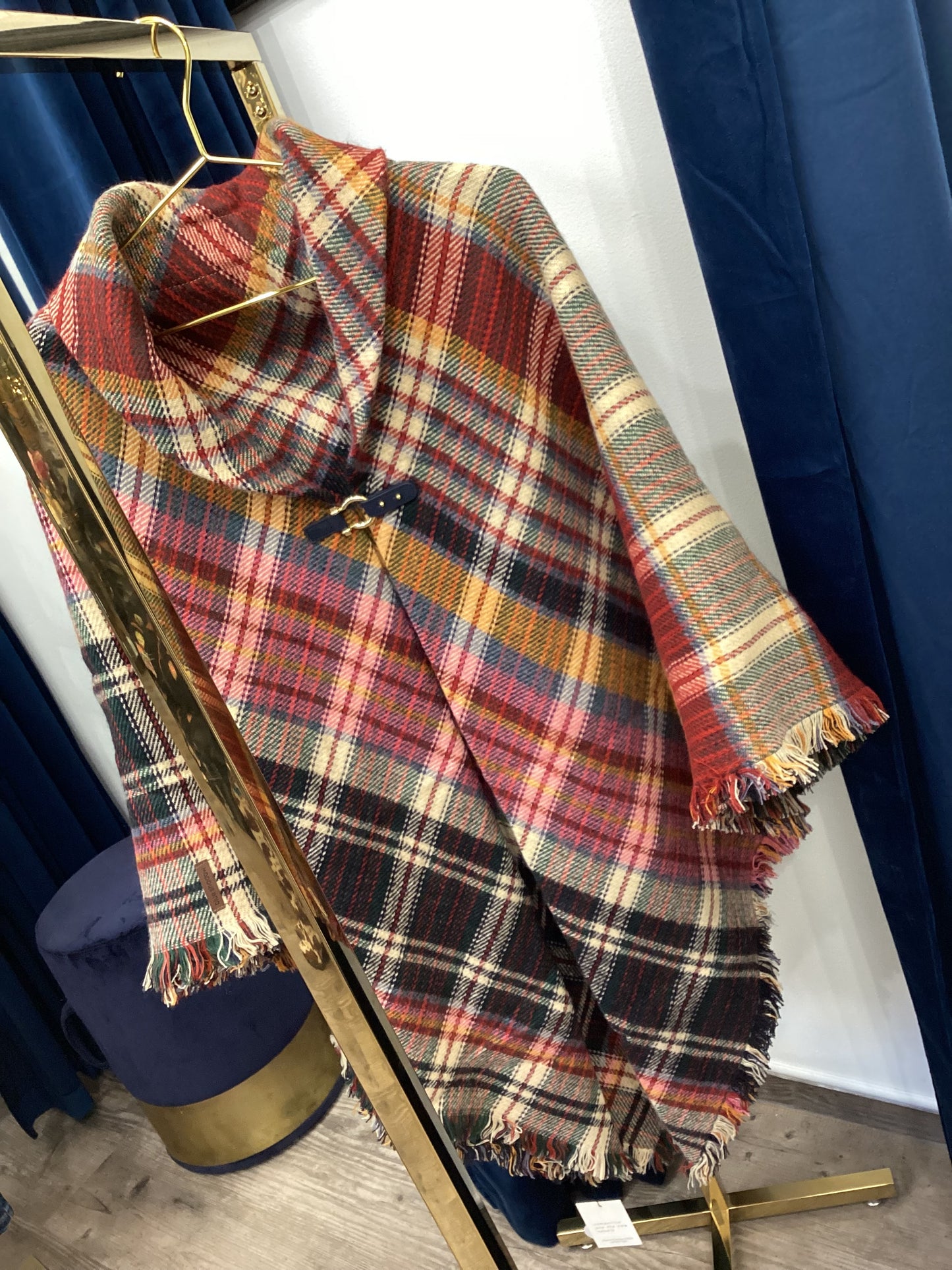 Poncho ❤️♠️💃🏻 Capes Fransen Muster One Size