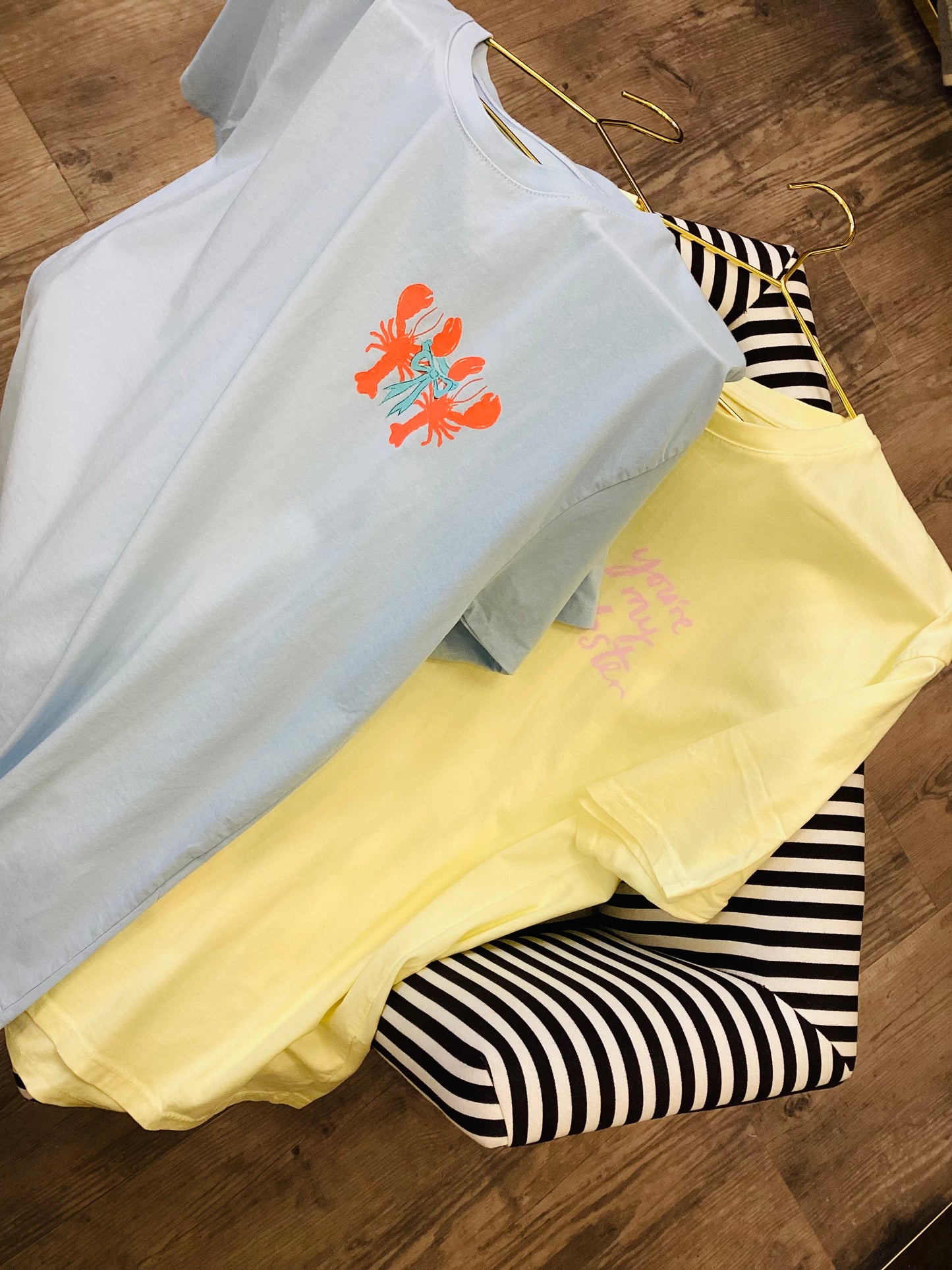 Lobster 🦀 Krebs in Love Damen T-Shirt One Size