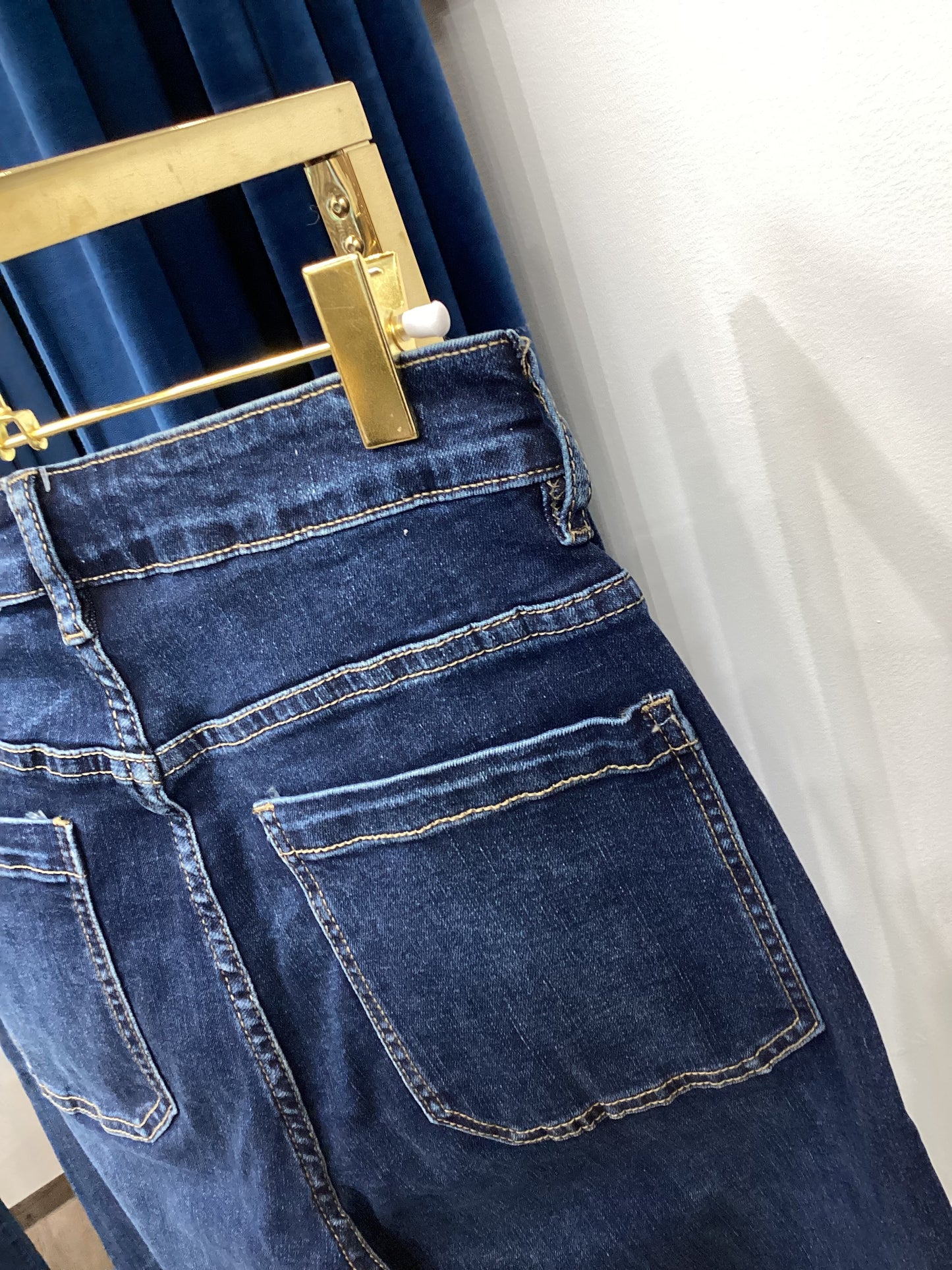 Damen Jeans 👖 Modern elastisch blau