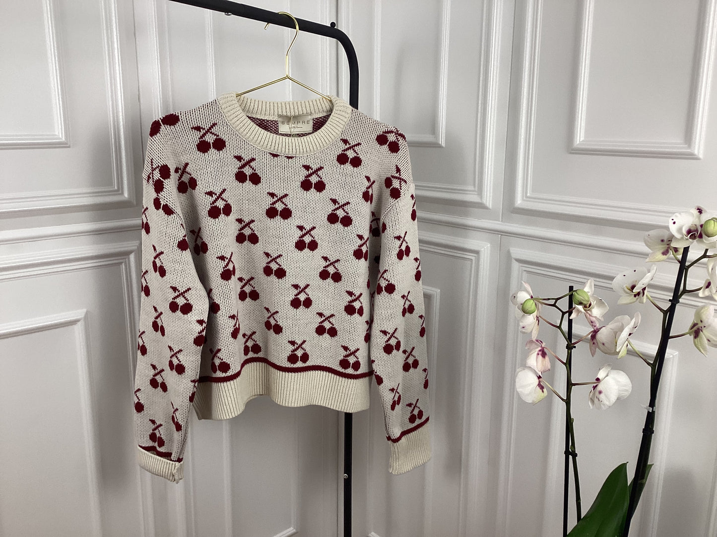 Damen Pullover Cherry Love One Size