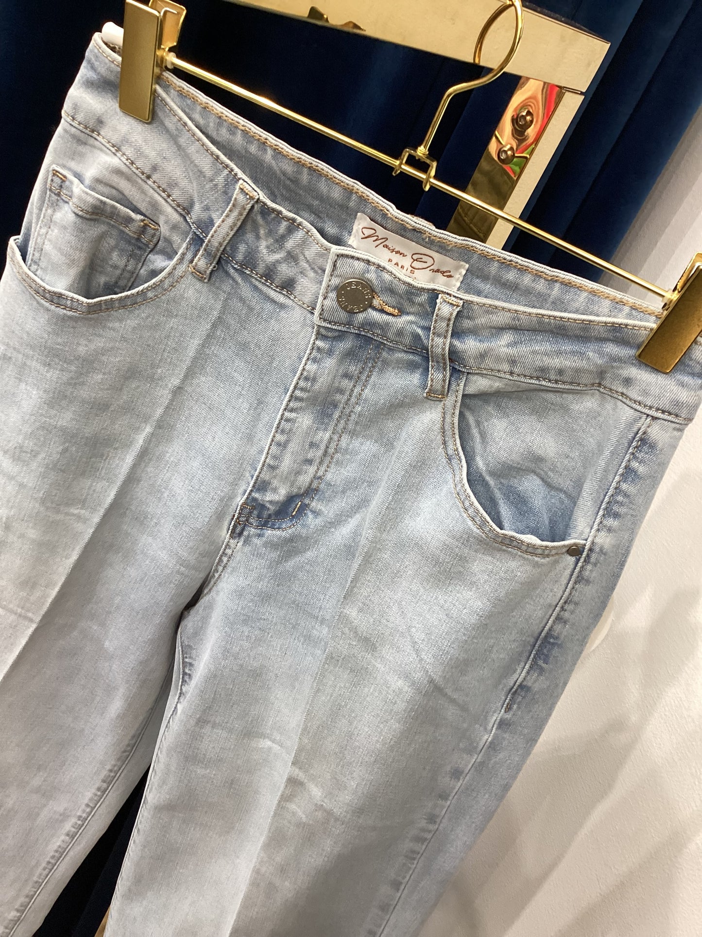 Wide Flare Damen Jeans 👖 sky blue 🩵