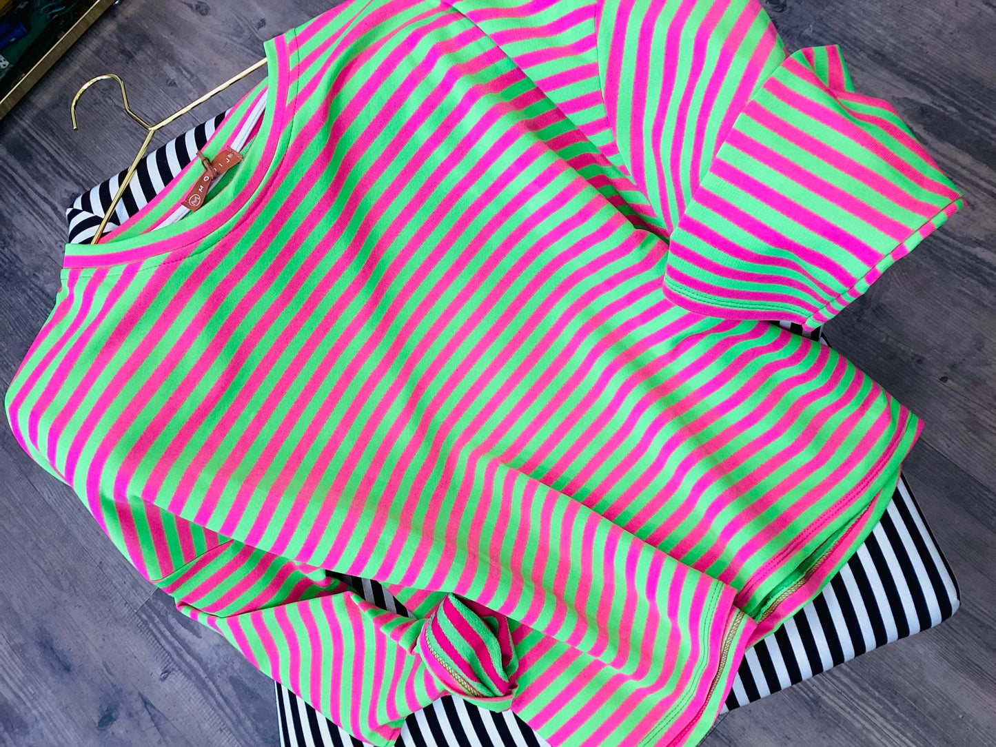 Damen Langarm T-Shirt 🩷🍏 One Size locker