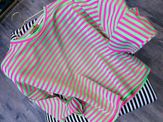 Damen Langarm T-Shirt 🩷🍏 One Size locker