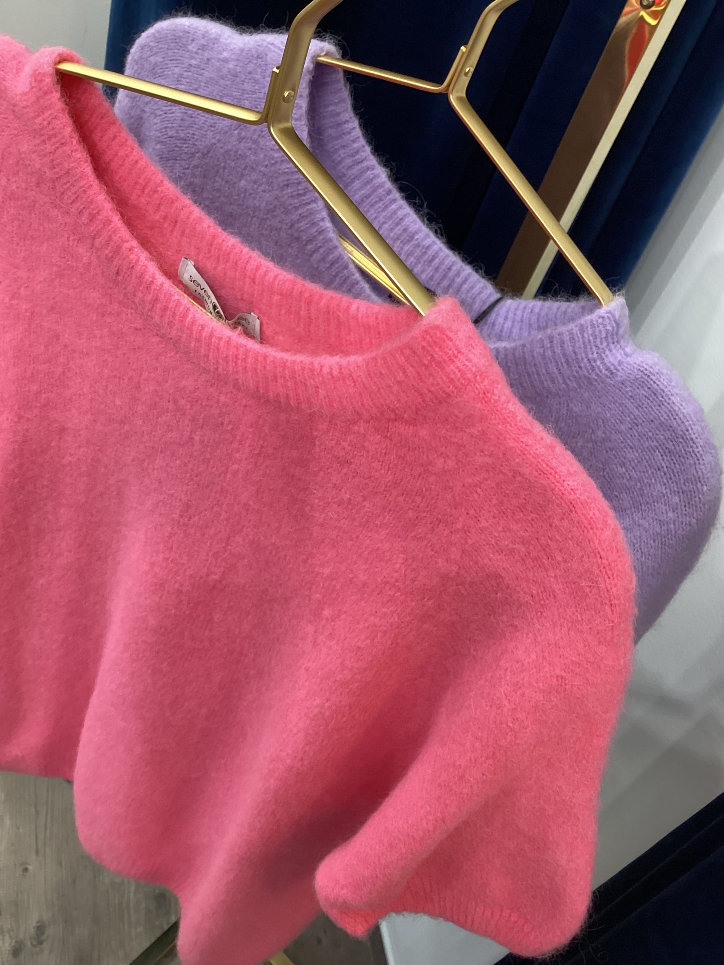 Damen Pullover 🎀💜 Kurzarm One Size