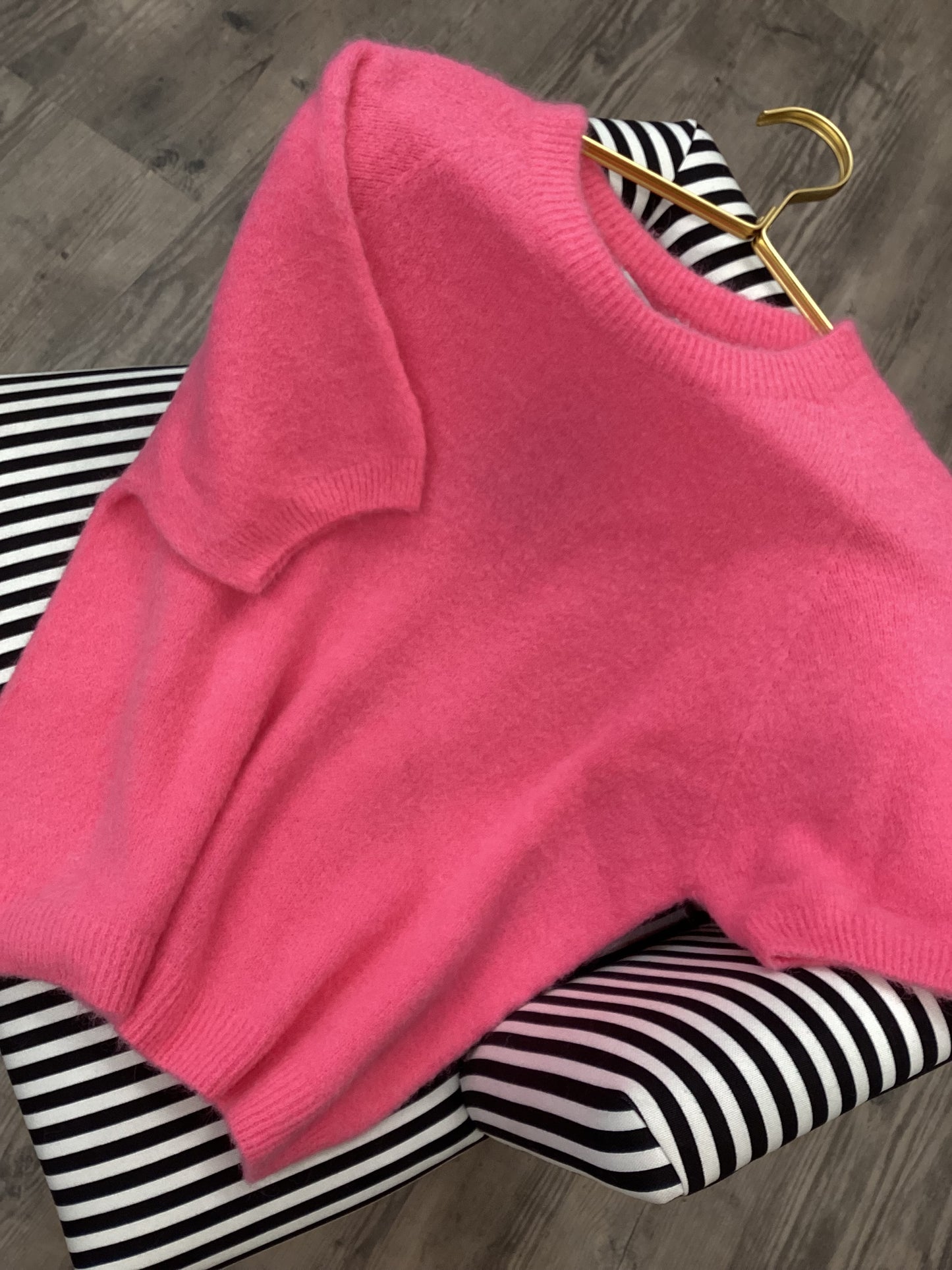 Damen Pullover 🎀💜 Kurzarm One Size