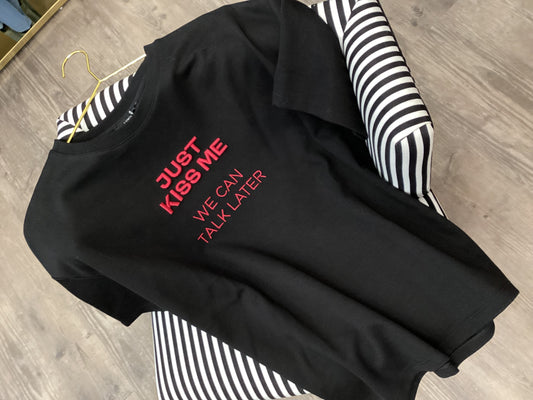 T-Shirt 💋 One Size Oversize ♠️ Kiss Me