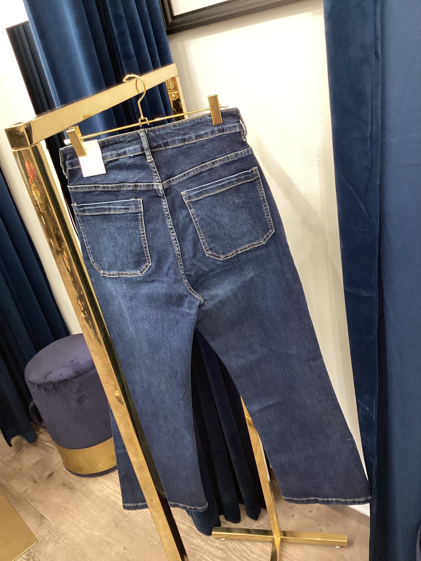 Damen Jeans 👖 Modern elastisch blau