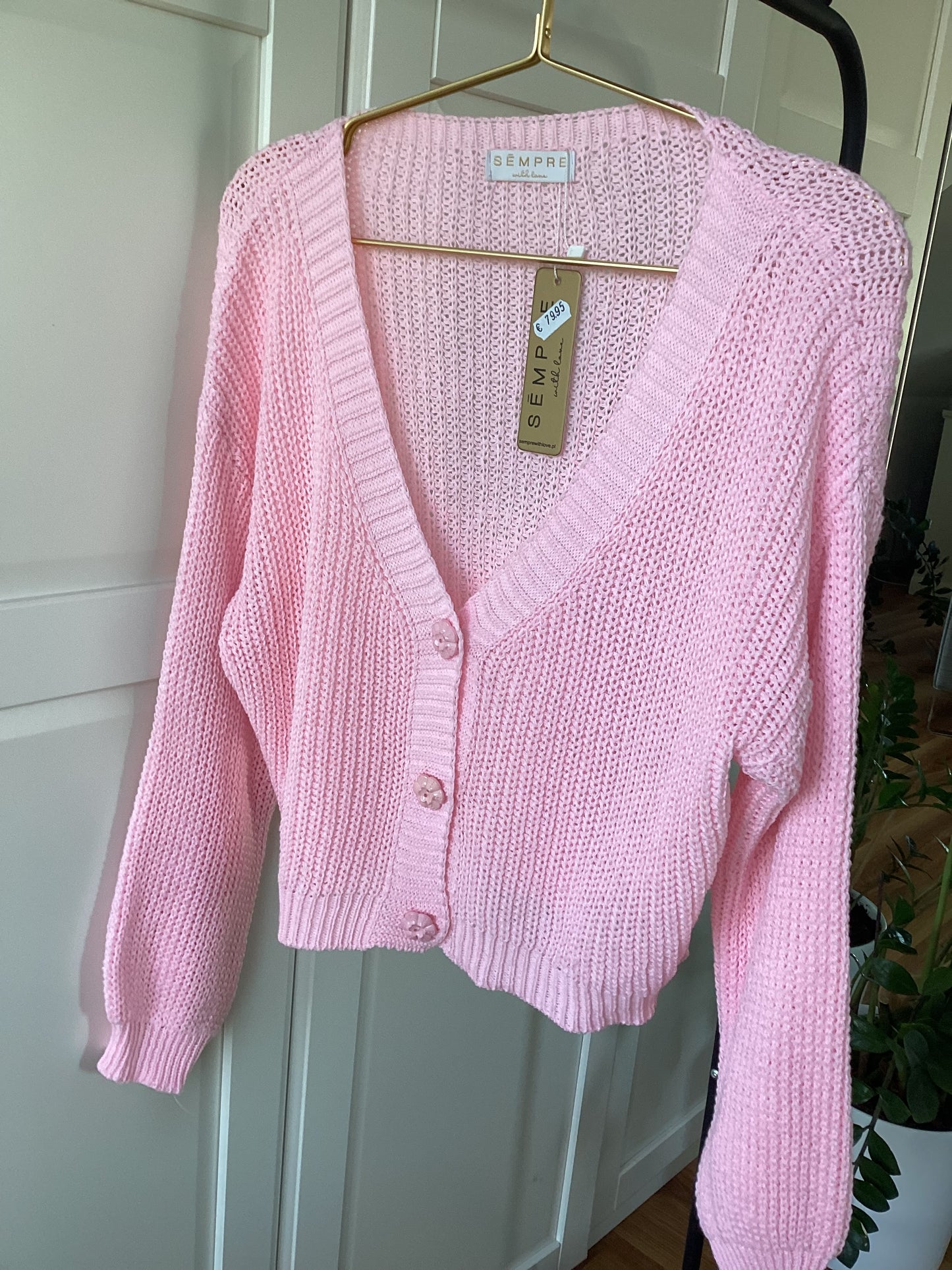 Sempre with Love wunderschöne Strickjacke Pastell Farben Frisch