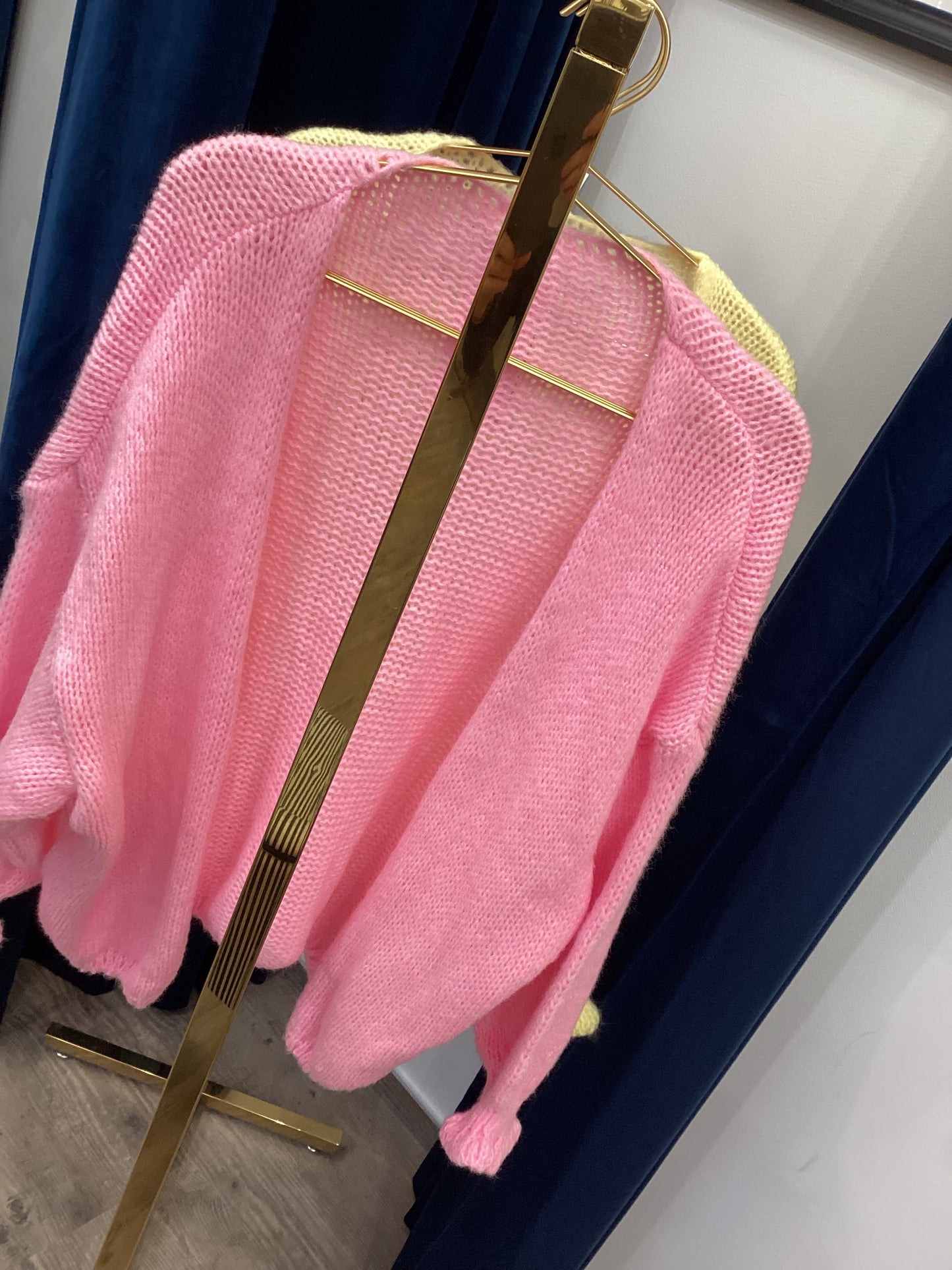 Strickjacke 🌸🍋 Cardigan leicht weich One Size