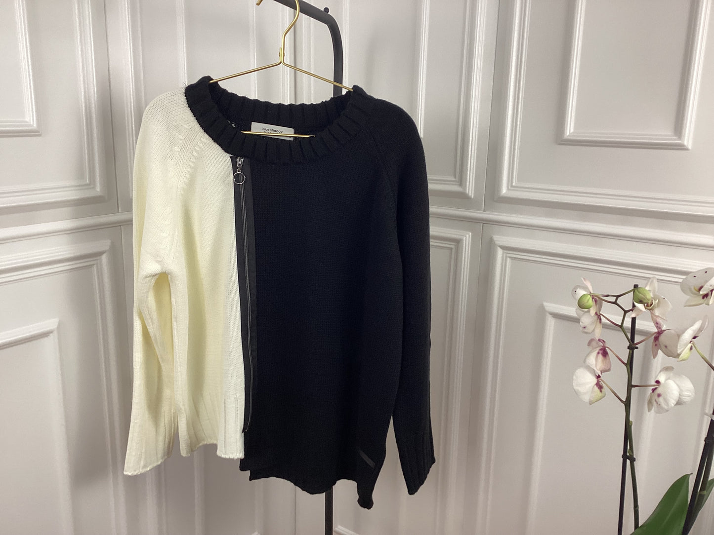 Black & White in Love Damen Pullover