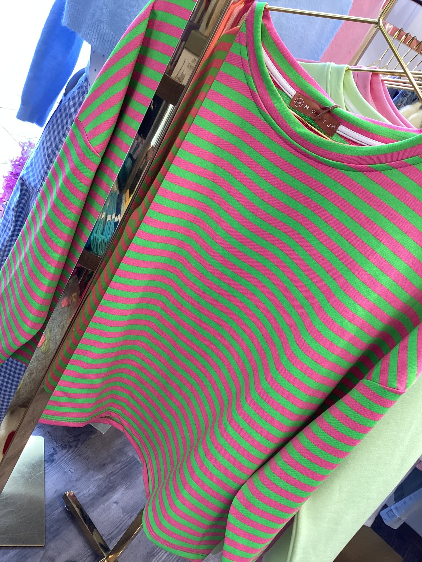 Damen Langarm T-Shirt 🩷🍏 One Size locker