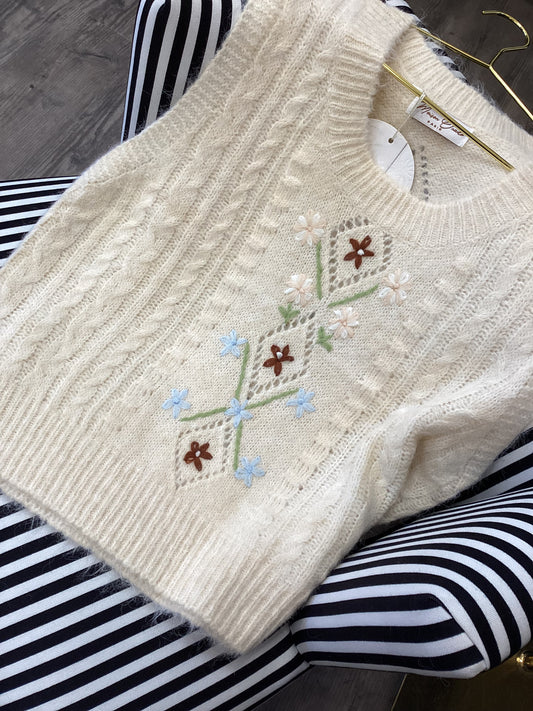 Weste 🪻🌺 Pullunder One Size Damen