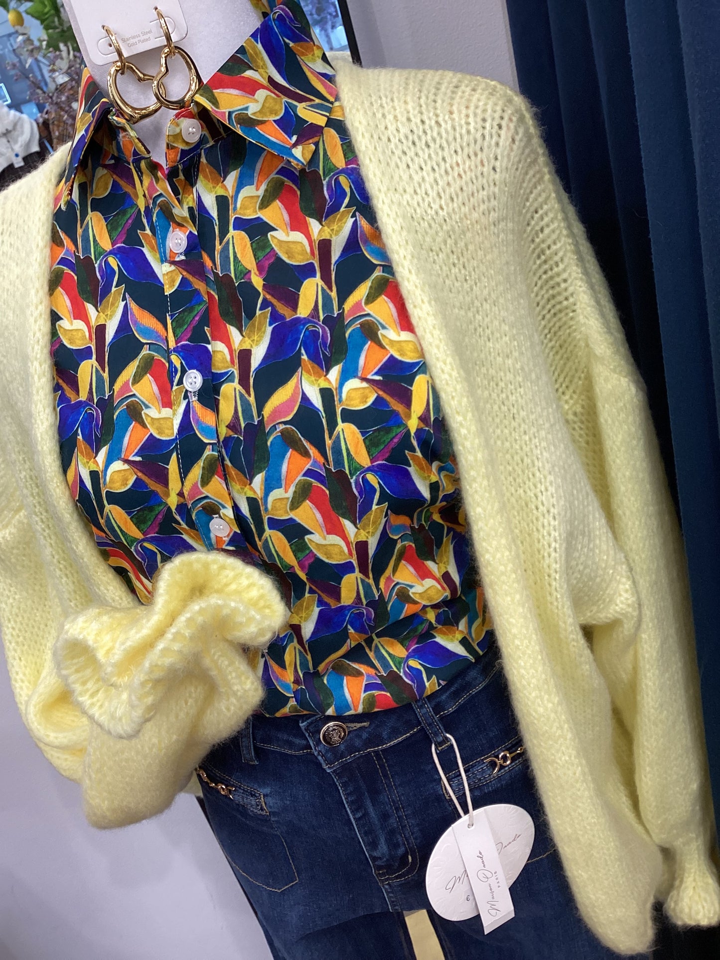 Strickjacke 🌸🍋 Cardigan leicht weich One Size