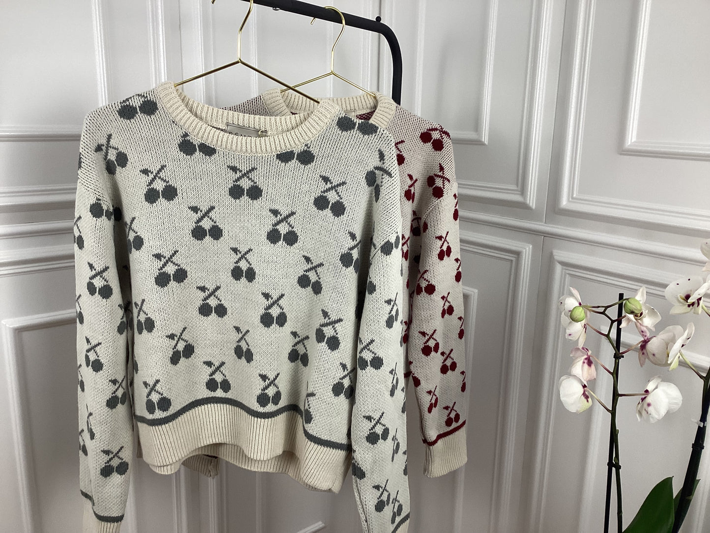 Damen Pullover Cherry Love One Size