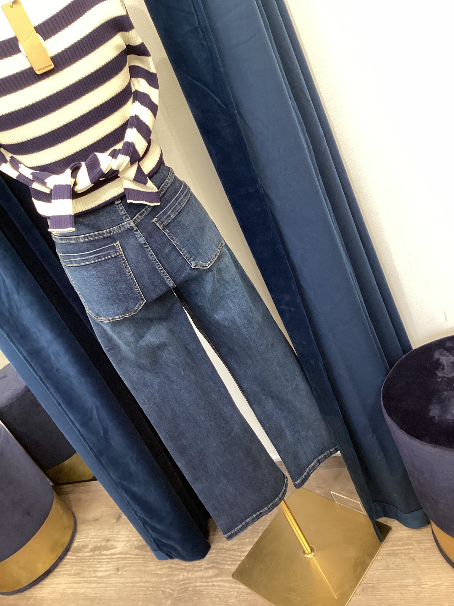 Damen Jeans 👖 Modern elastisch blau