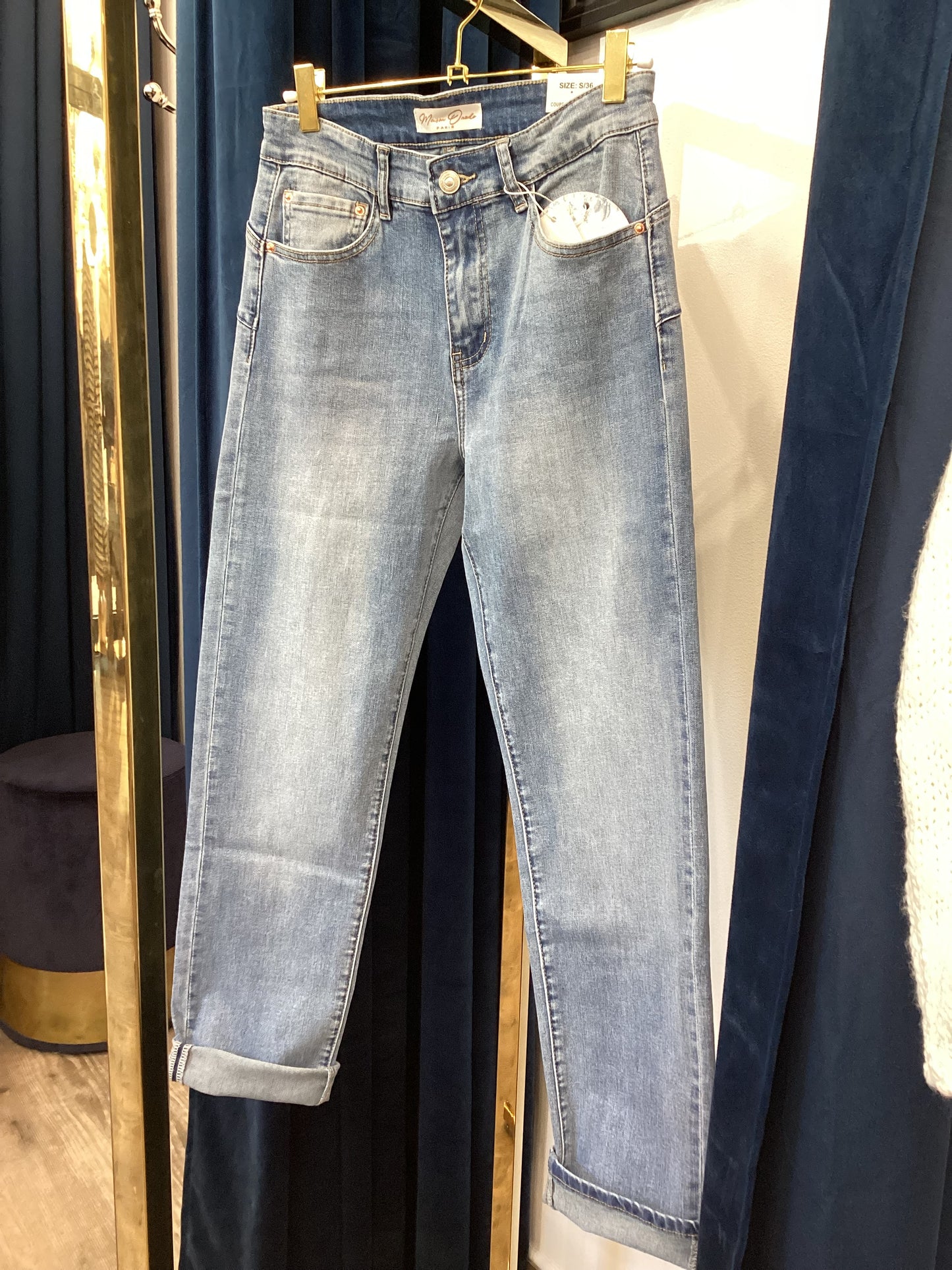 Straight Leg Damen Jeans👖  Coupé sky