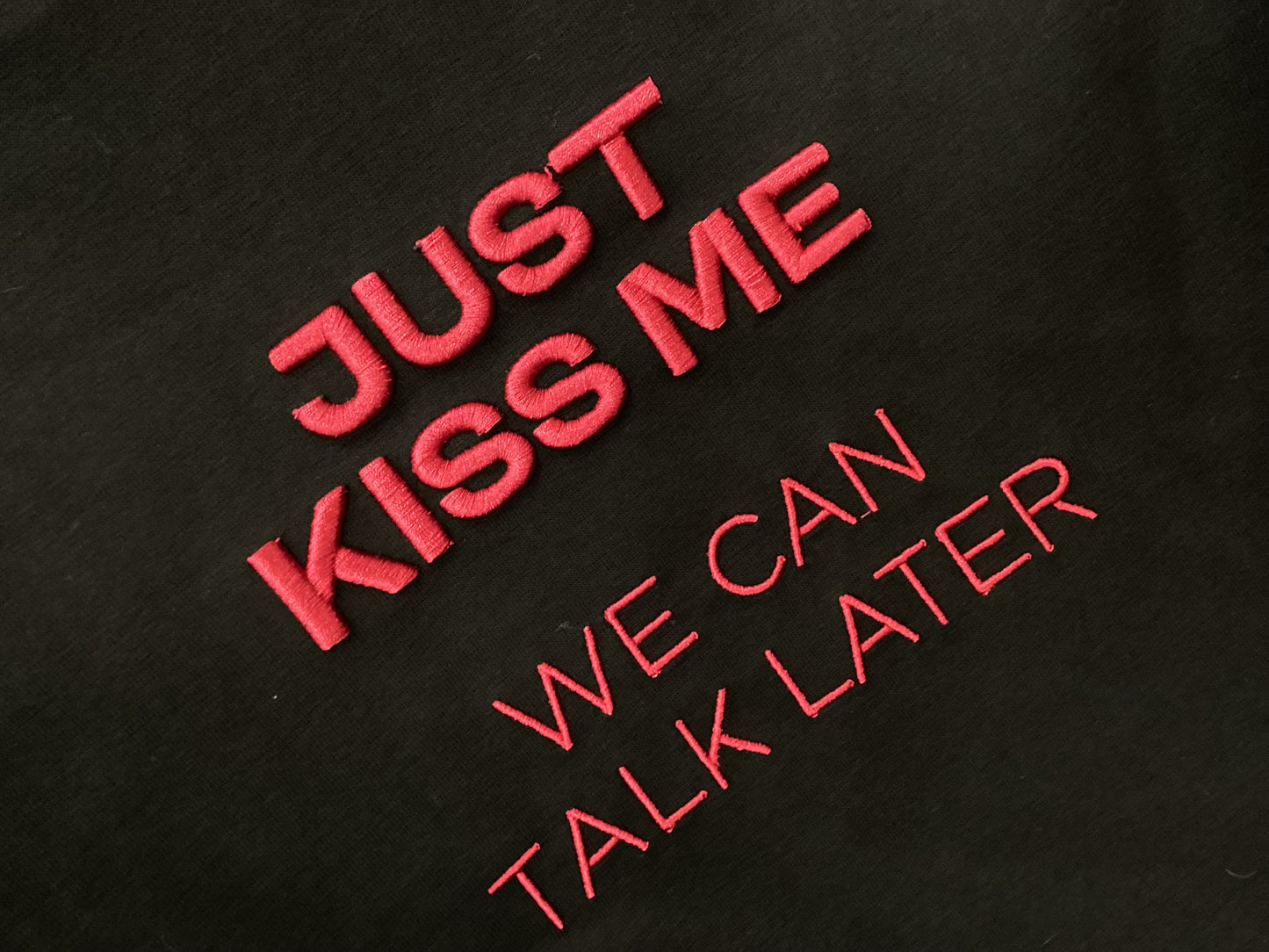 T-Shirt 💋 One Size Oversize ♠️ Kiss Me