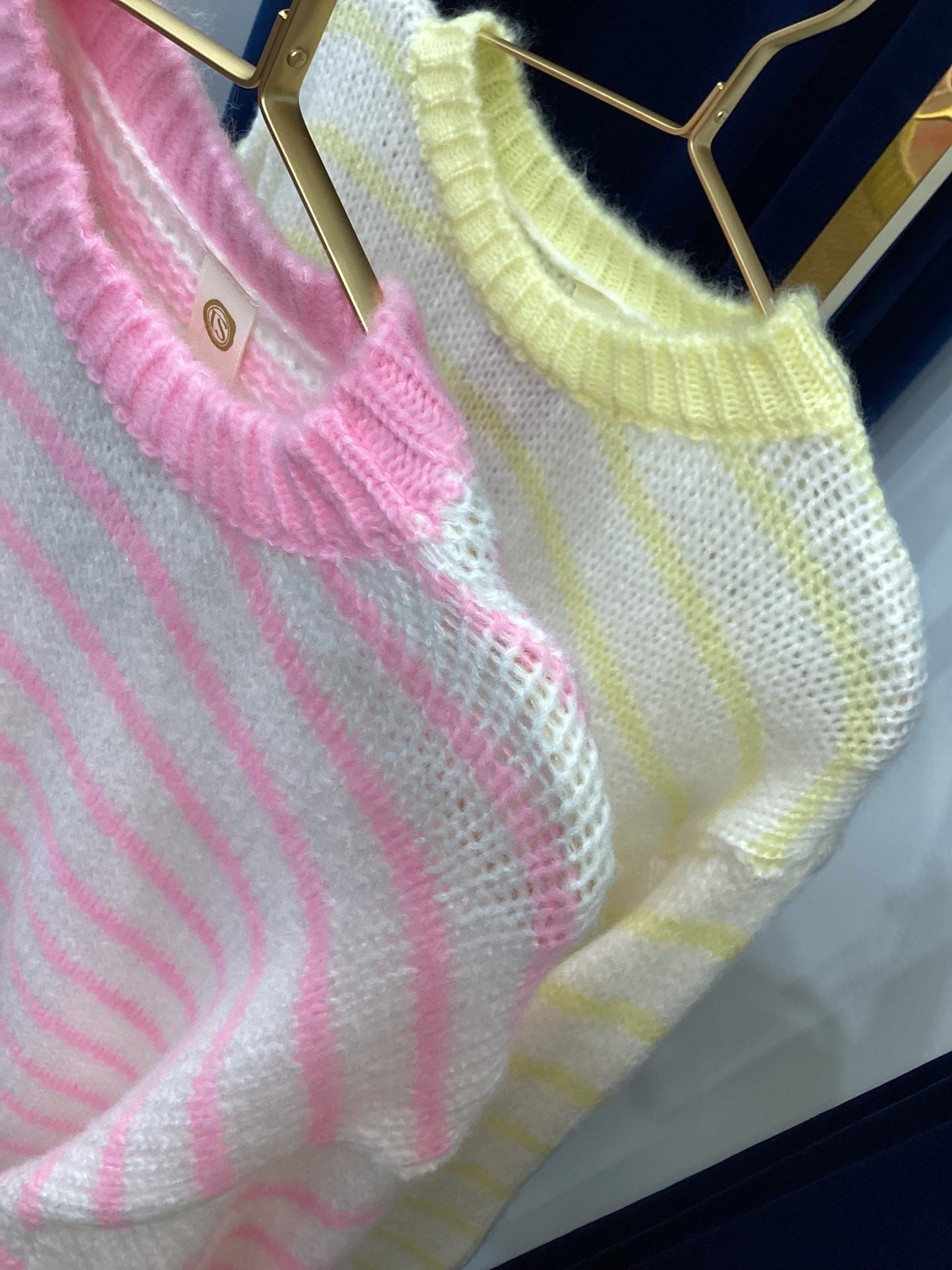 Damen Pullover 🎀🍋 gestreift One Size