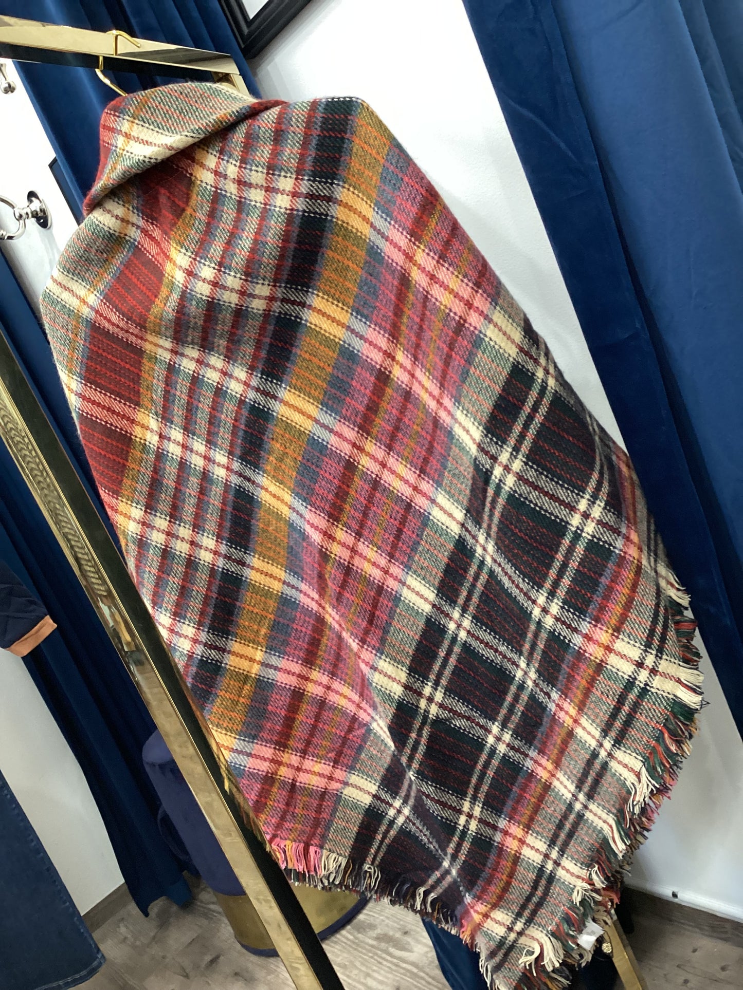 Poncho ❤️♠️💃🏻 Capes Fransen Muster One Size