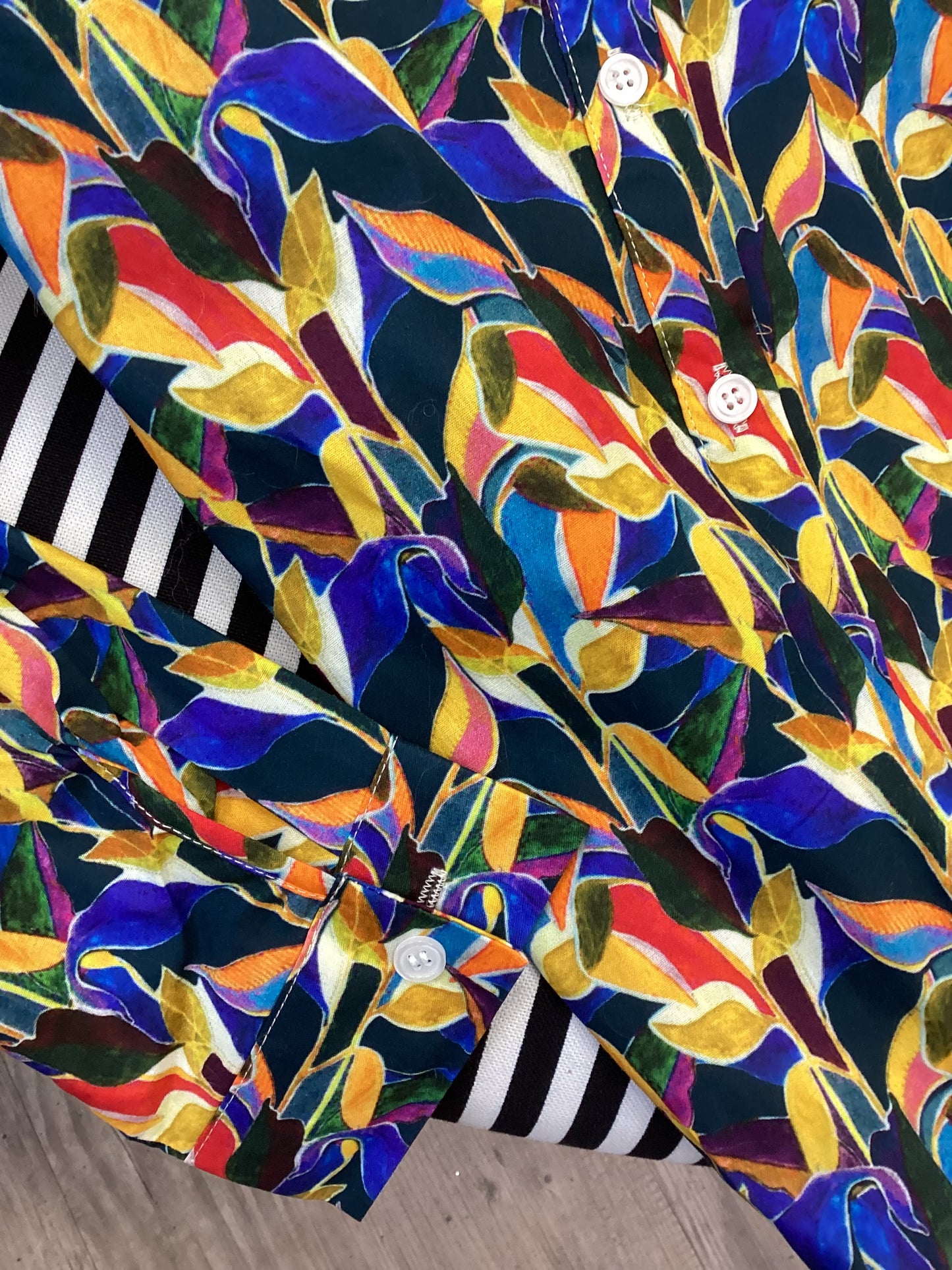 Bluse 💙❤️🧡 Hemd Damen farbenfroh einzigartig