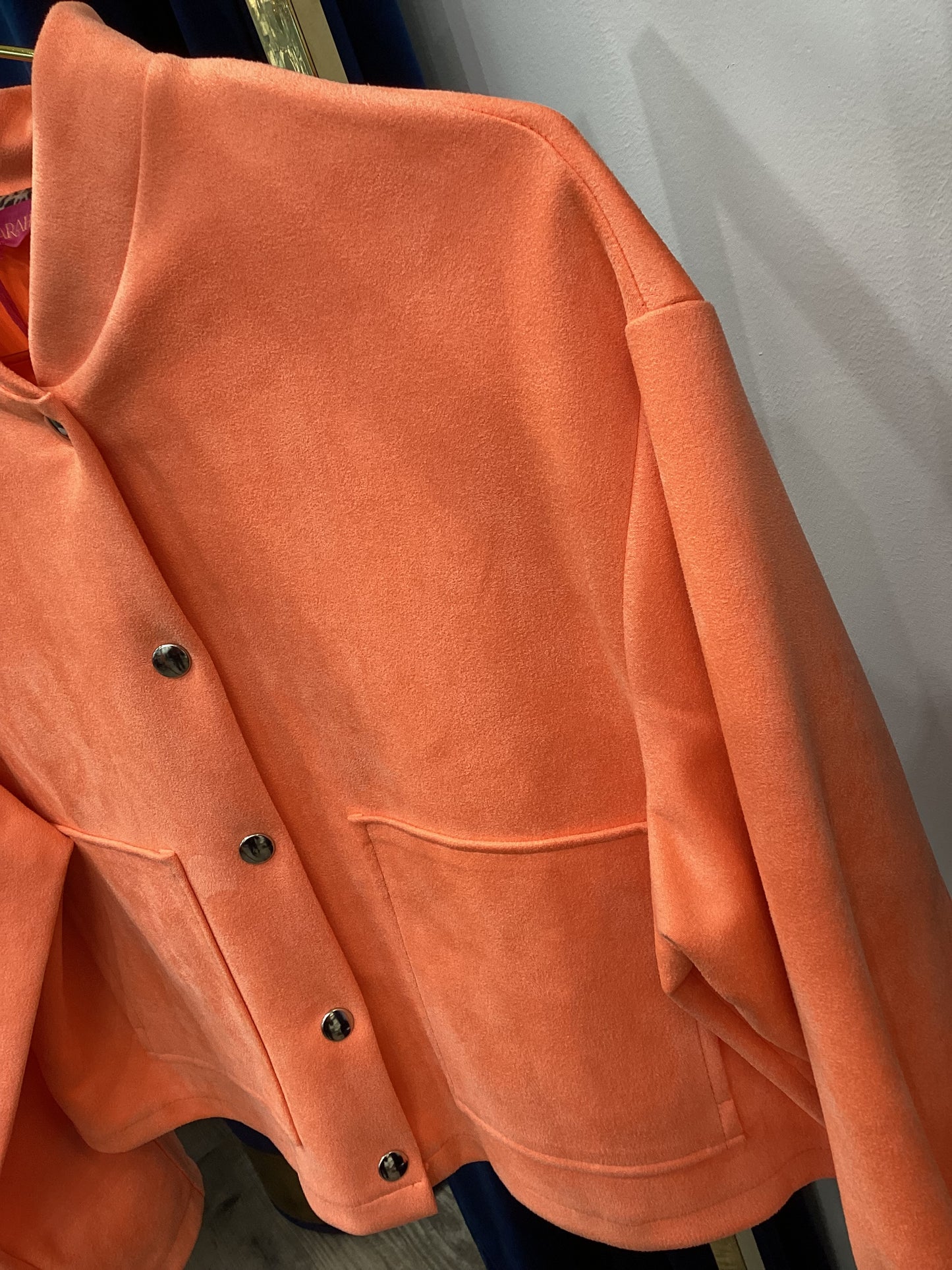 Jacke 🍑🍊Damen One Size Velour Look