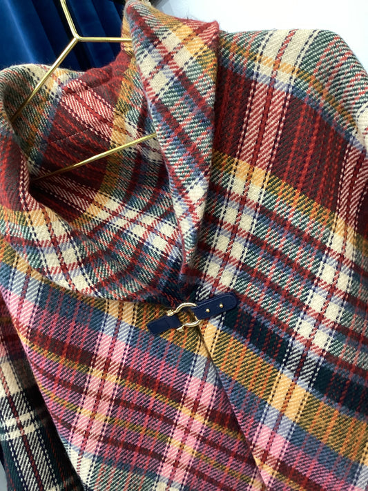 Poncho ❤️♠️💃🏻 Capes Fransen Muster One Size