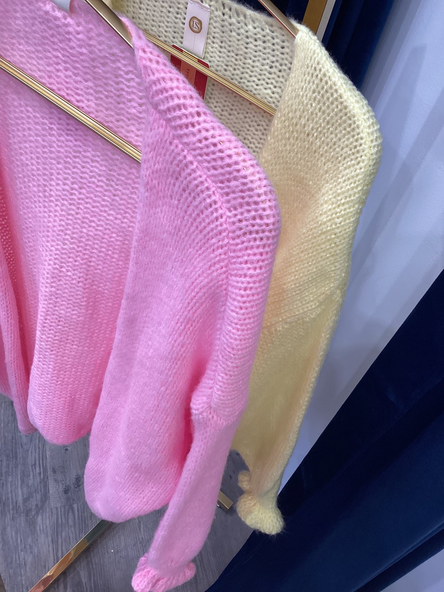 Strickjacke 🌸🍋 Cardigan leicht weich One Size